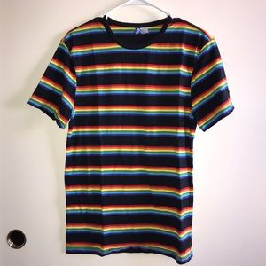 H&M Pride Rainbow Striped Tshirt